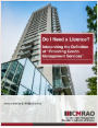 Cover of the guide: Interpreting the definition of Providing condo management services. 