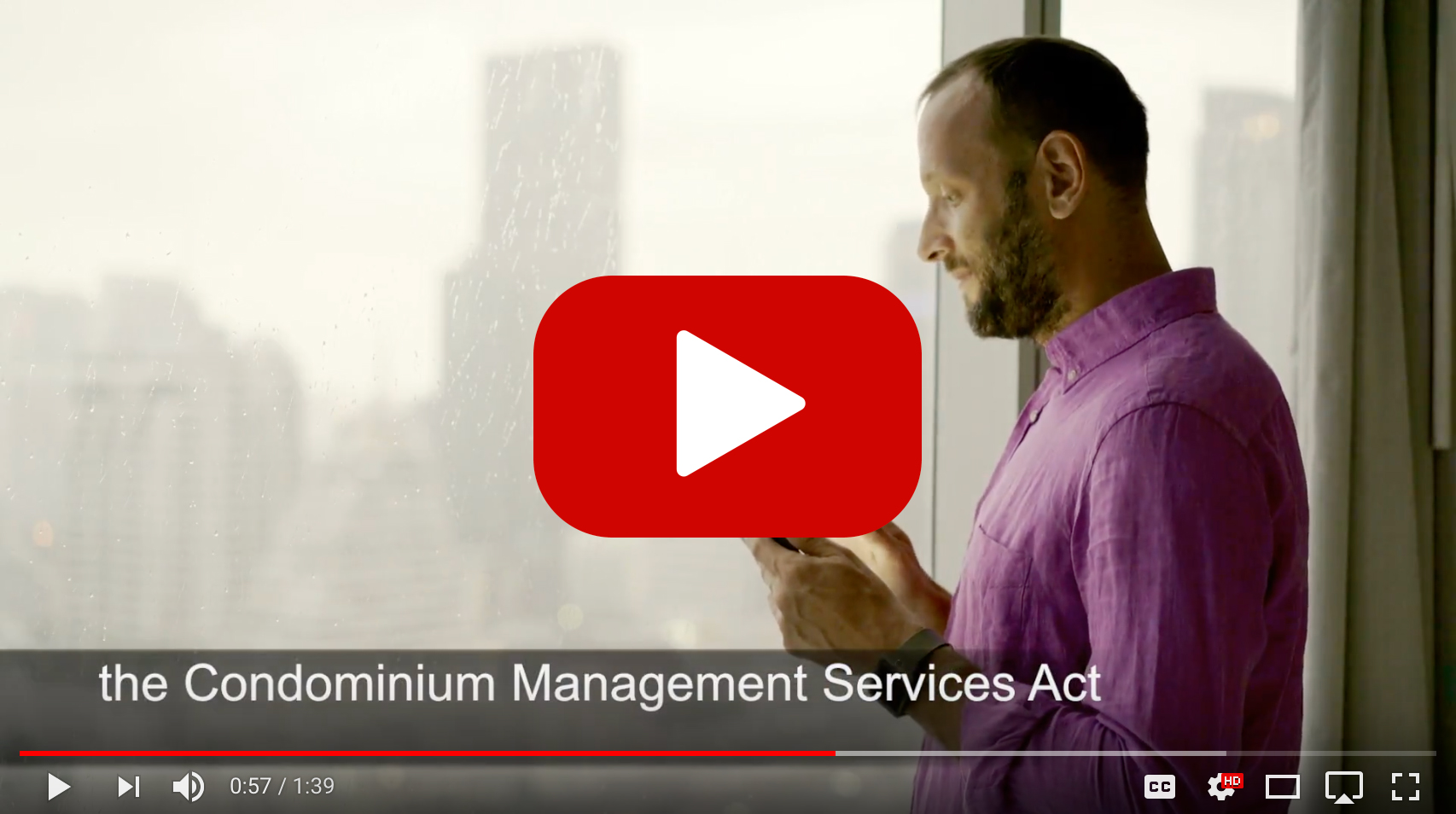 Screenshot of CMRAO 's Youtube Video about the Complaints Process